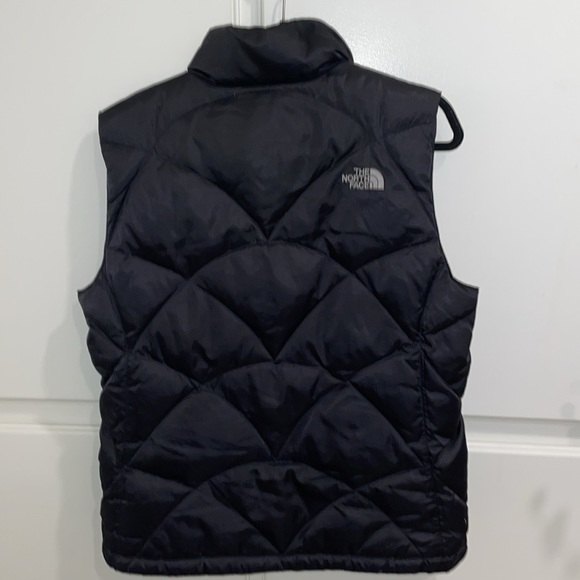 The North Face 550 Goose Down Black Puffer Vest Womens Sz Large Ski Winter Warm - Picture 3 of 9